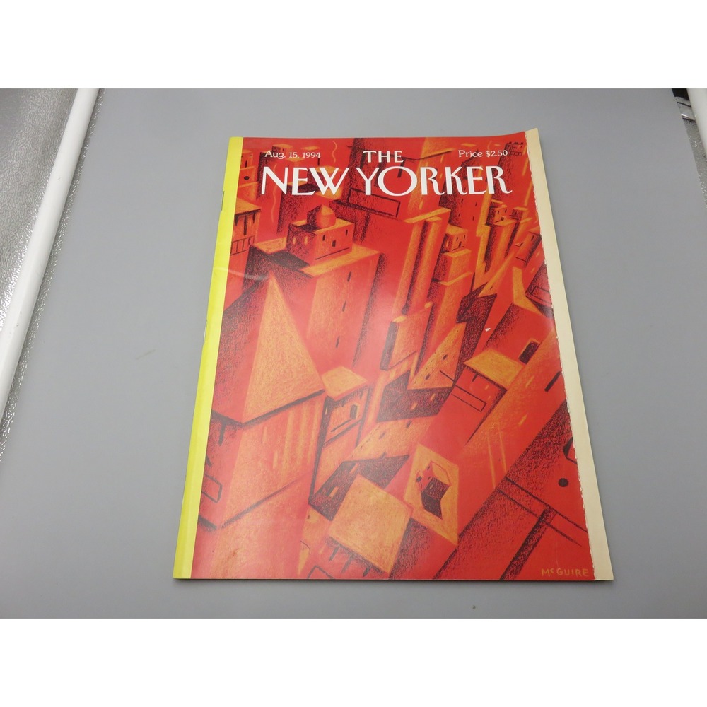 The New Yorker Magazine August 15 1994 Richard McGuire Cover Toyota 4Runner Ad